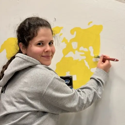 Sárga alapszín felfestése