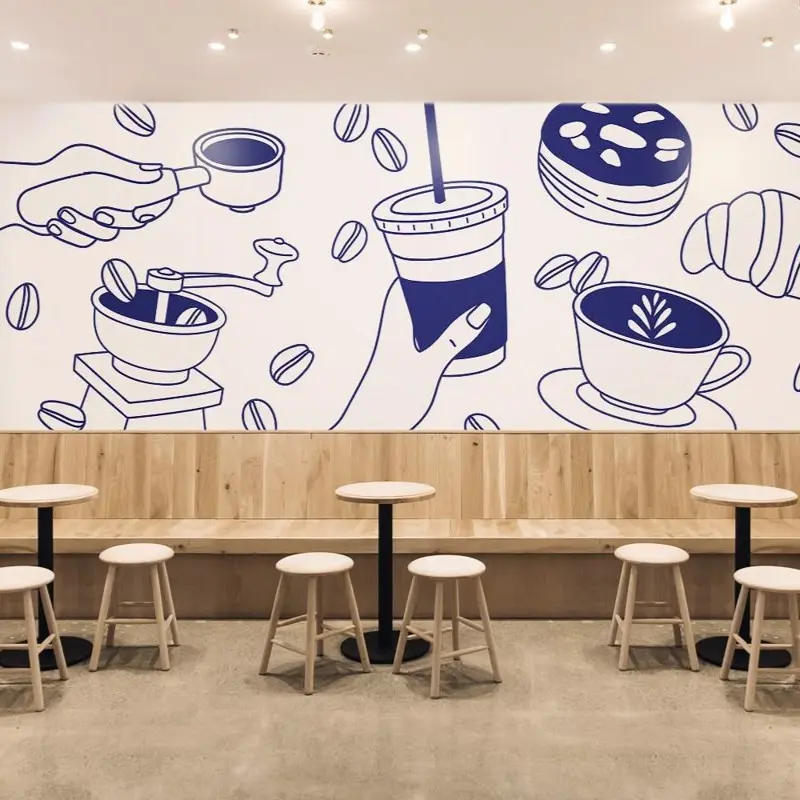 Első falfestmény ötlet kávézóknak