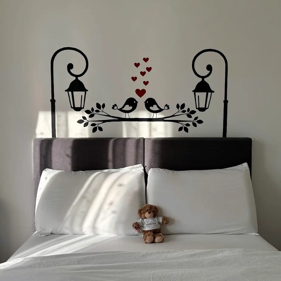 Szerelmes Madarak dekorációs falfestmény