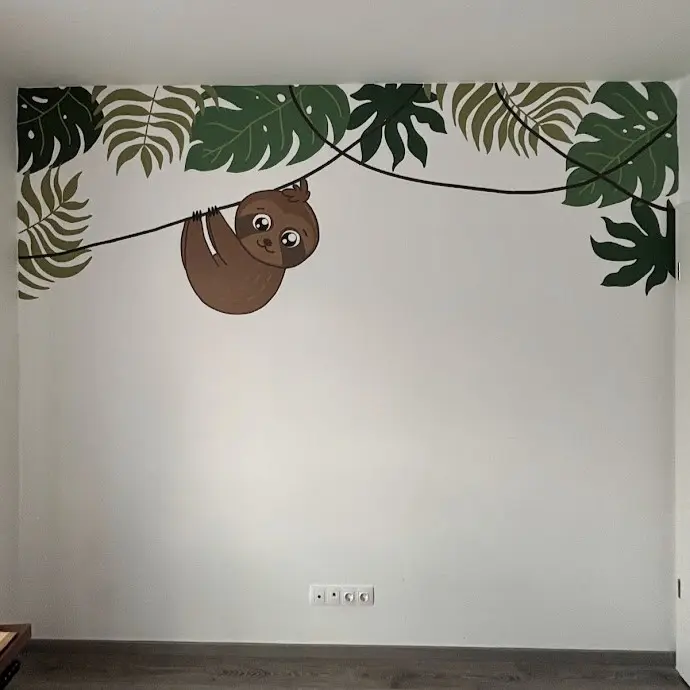 Kész dekorációs falfestmény